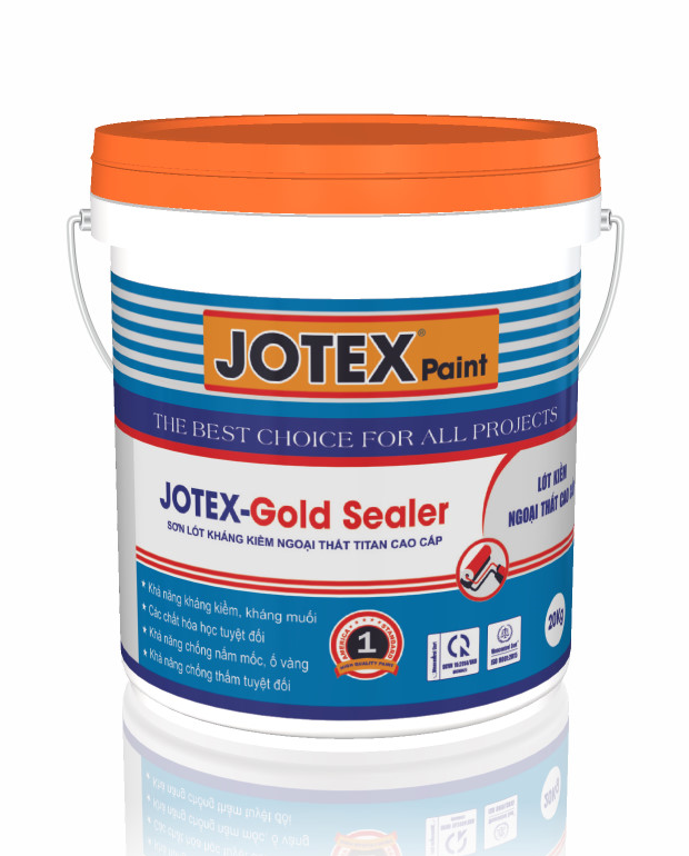 Jotex-Gold Sealer Sơn lót kháng kiềm ngoại thất Titan cao cấp