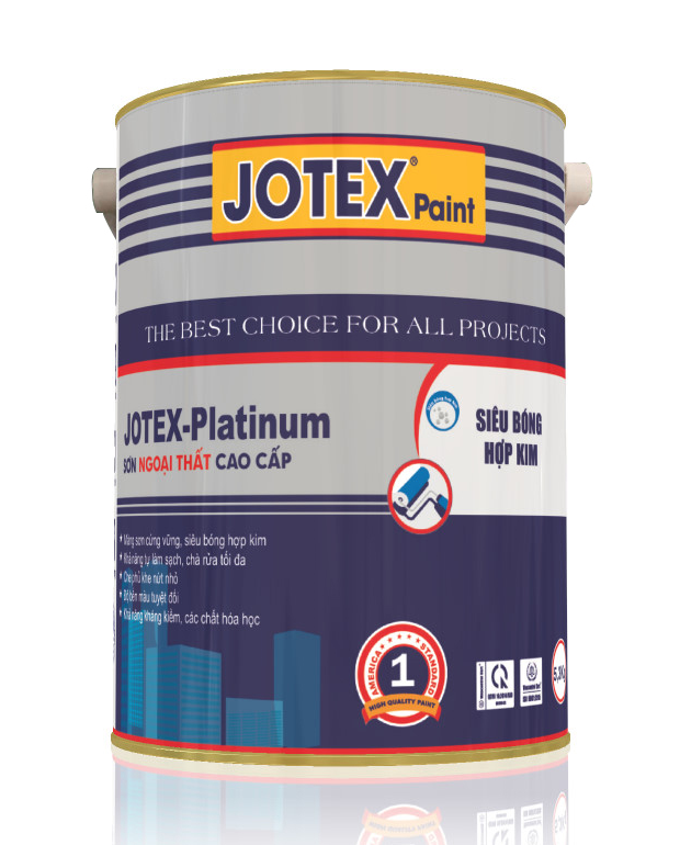 Jotex-Platinum Sơn ngoại thất siêu bóng hợp kim cao cấp