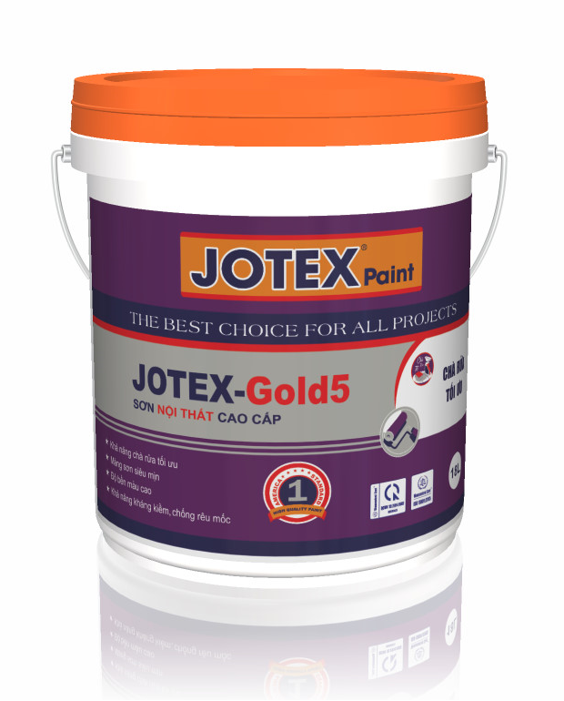 Jotex-Gold 5 Sơn nội thất chà rửa cao cấp